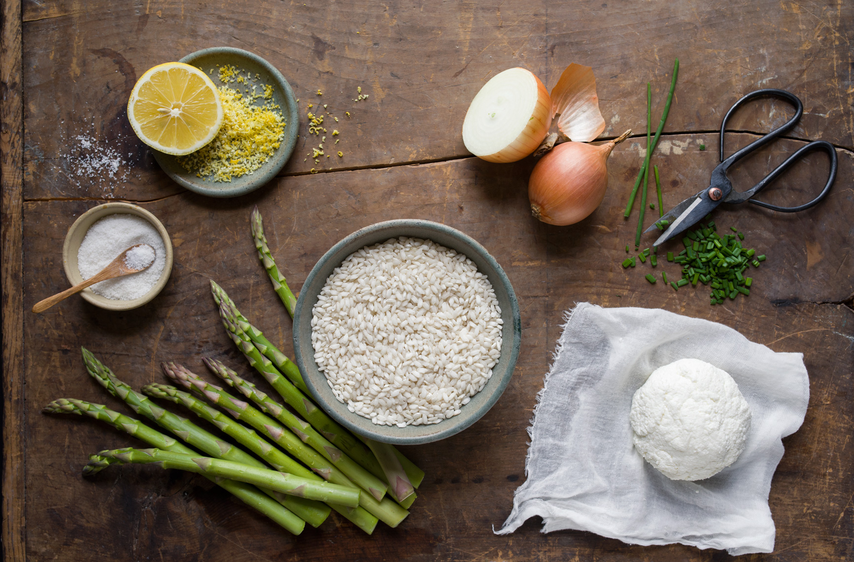 asparagus risotto ingredients