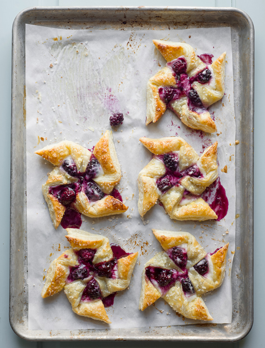 Blackberry pinwheels